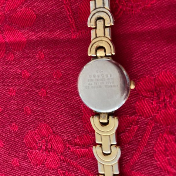 LADIES VINTAGE GOLD TONE CITIZEN WATCH WITH BLUE FACE COVER - Picture 5 of 7